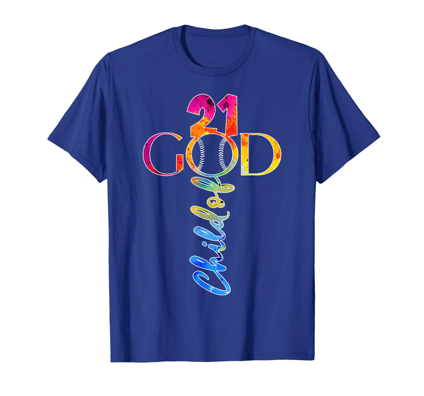 JESUS 21 YEARS CHILD OF GOD BASEBALL 21ST BIRTHDAY T-Shirt
