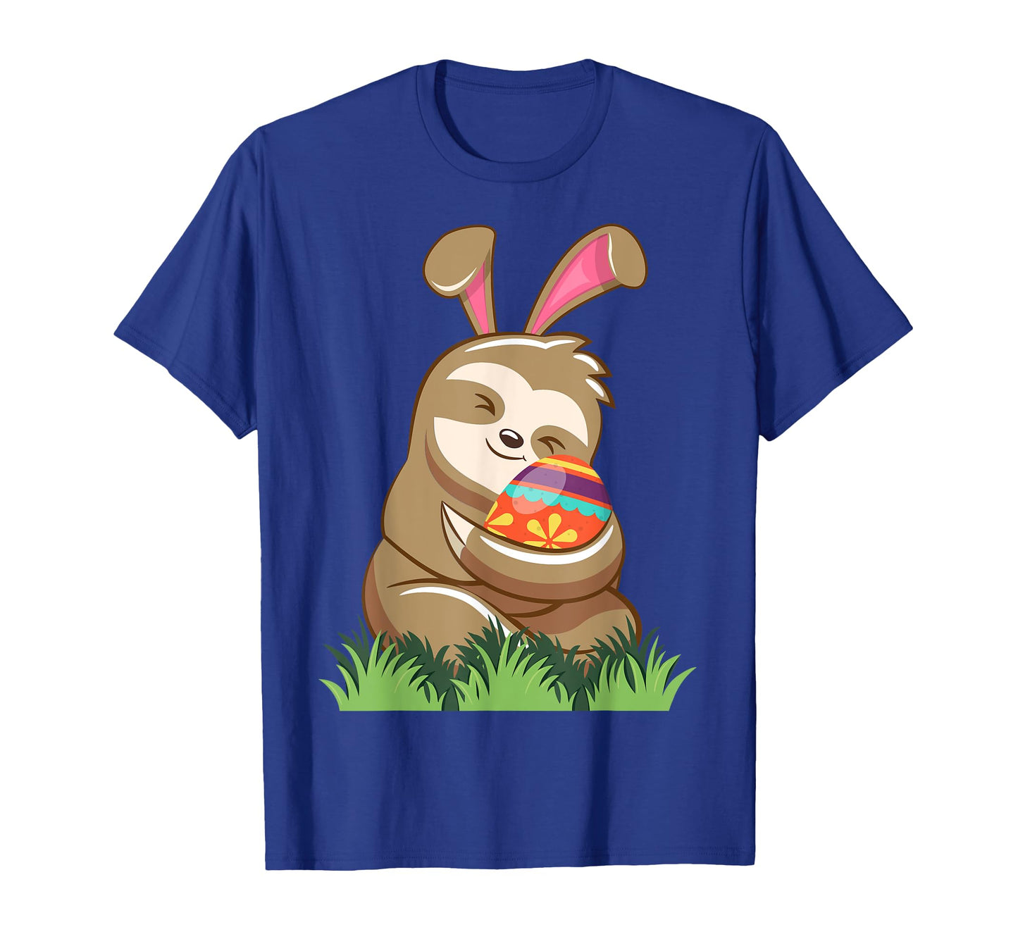 Easter Sloth Bunny Tee Easter Basket Eggs Hunting Sloth T-Shirt