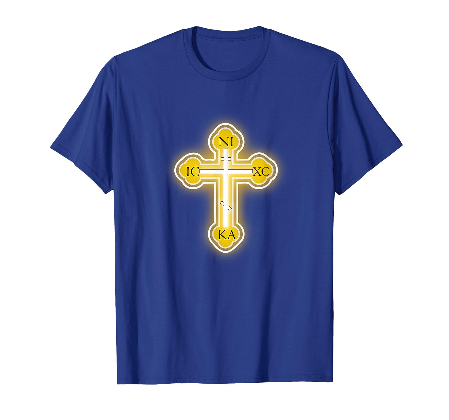 Russian Greek Christian Gift Easter Orthodox Cross T-Shirt
