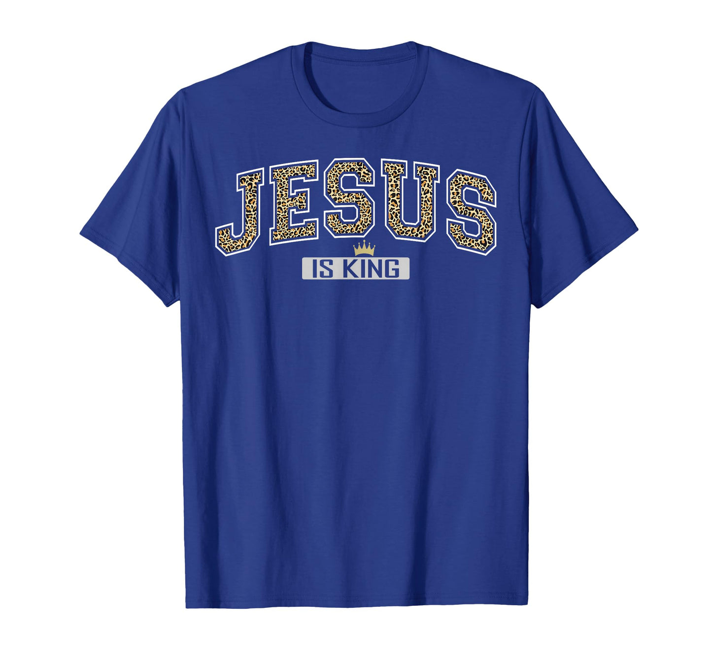 Jesus is King Christian Cross God Faith Bible Religious Pray T-Shirt