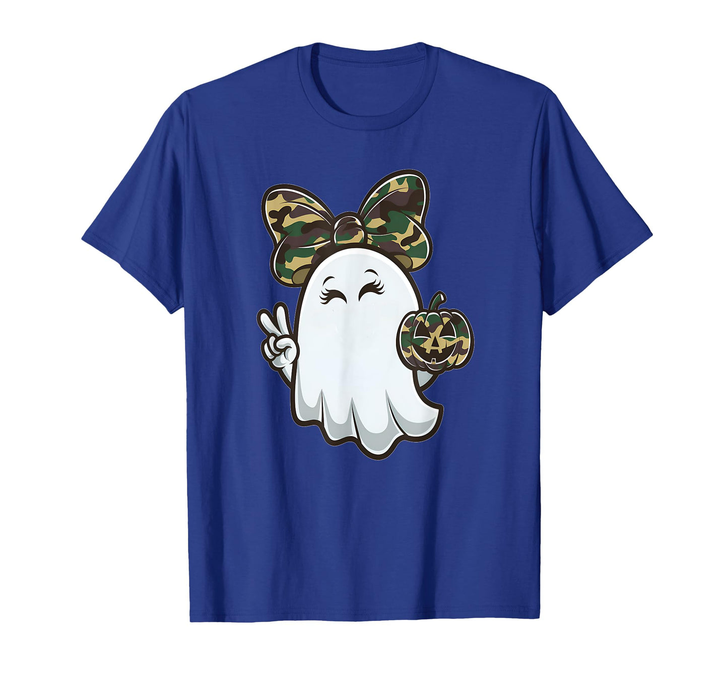 Funny Hello Hunting Season Halloween Camouflage Camo Ghost T-Shirt