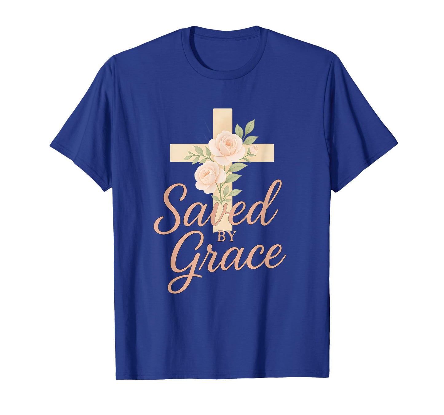 Faithterest Saved By Grace Christian Faith T-Shirt