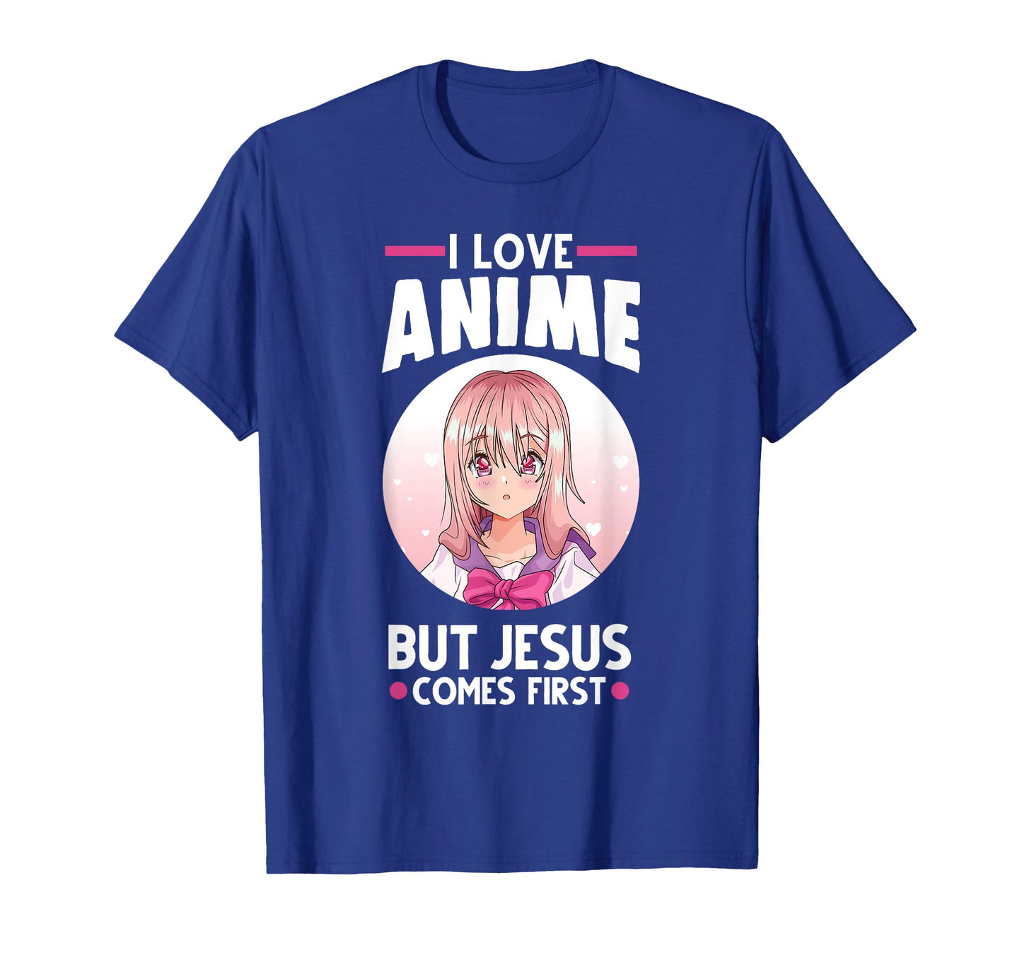 I Love Anime But Jesus Comes First Anime T-Shirt