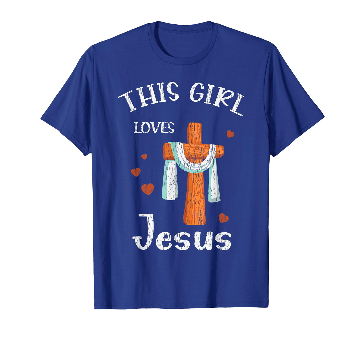 This Girl Love Jesus Teens Kids Women Christian Faith Pajama T-Shirt