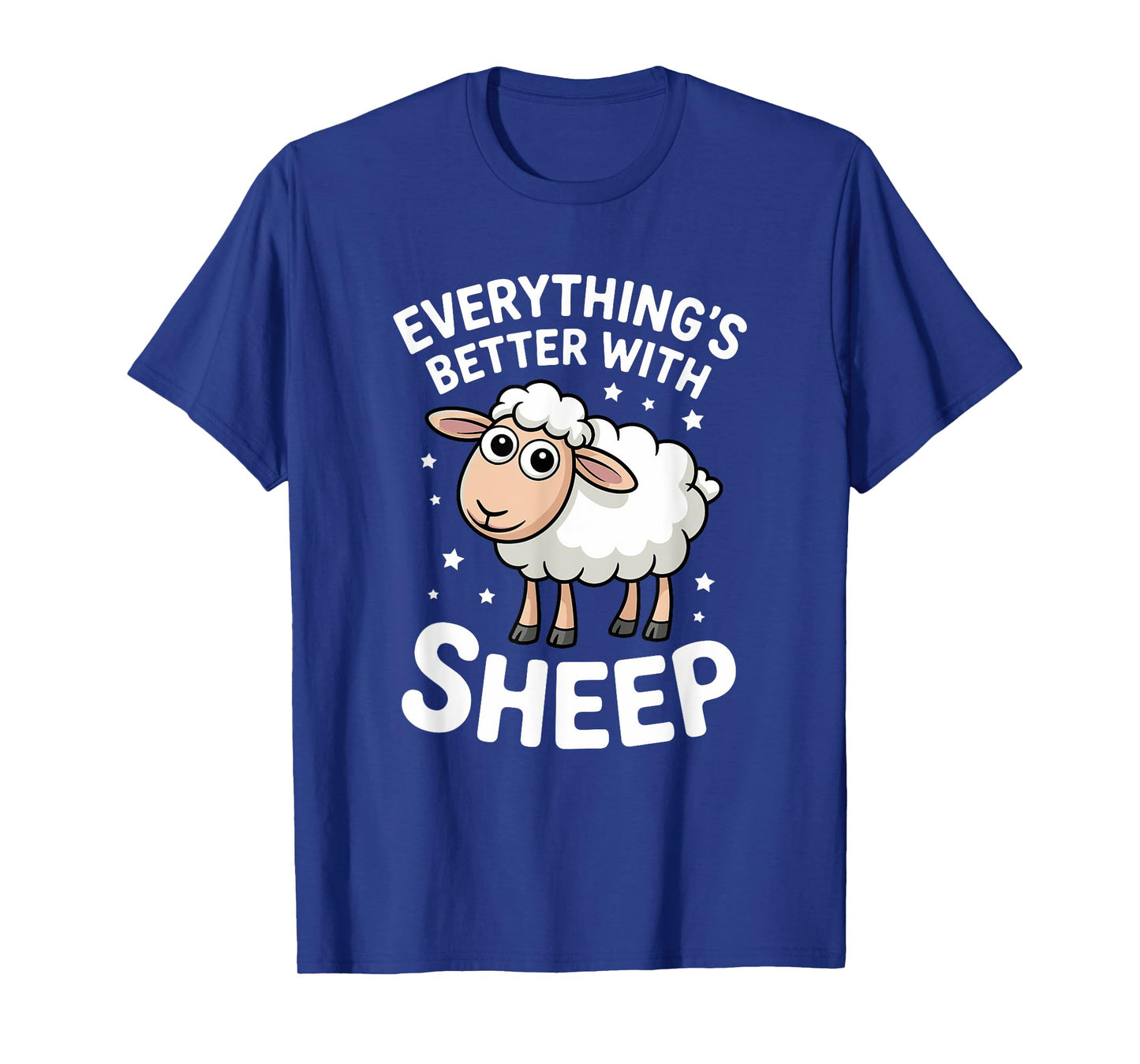 Cute Sheep Lover Adults or Kids Boys Girls Sheep T-Shirt
