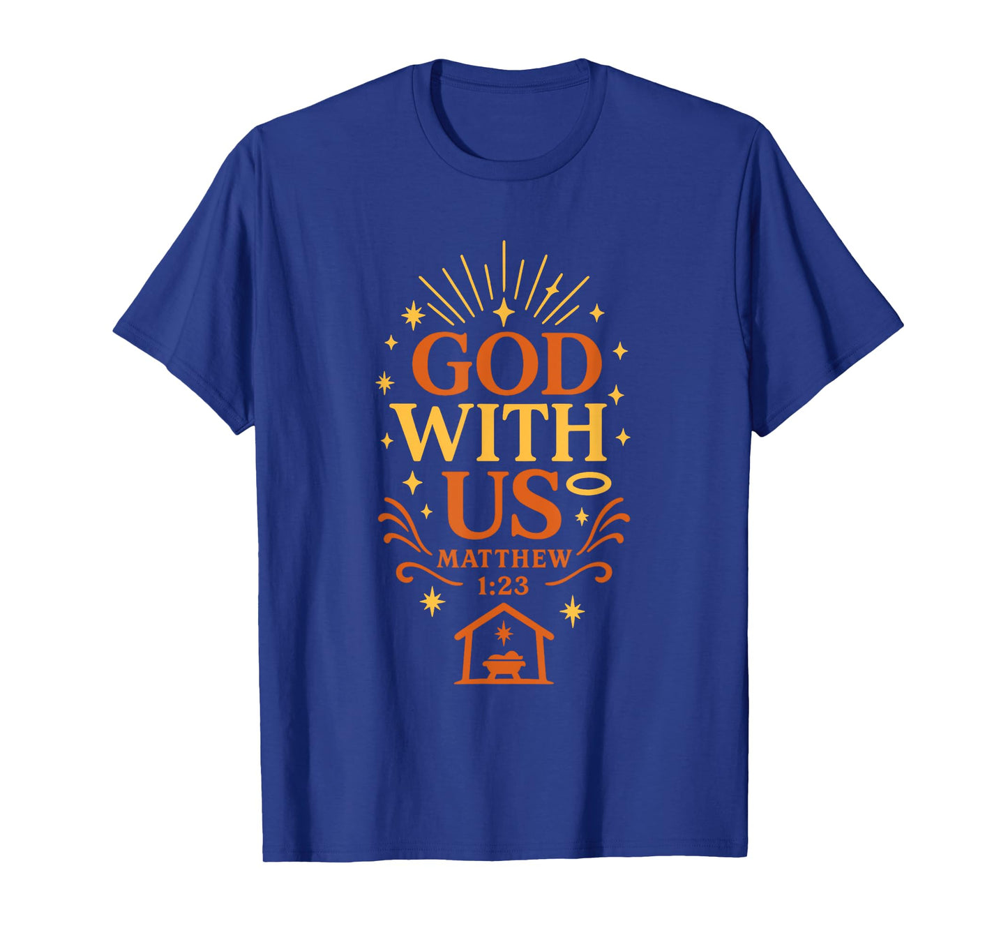 God With Us Matthew 1:23 Christian T-Shirt