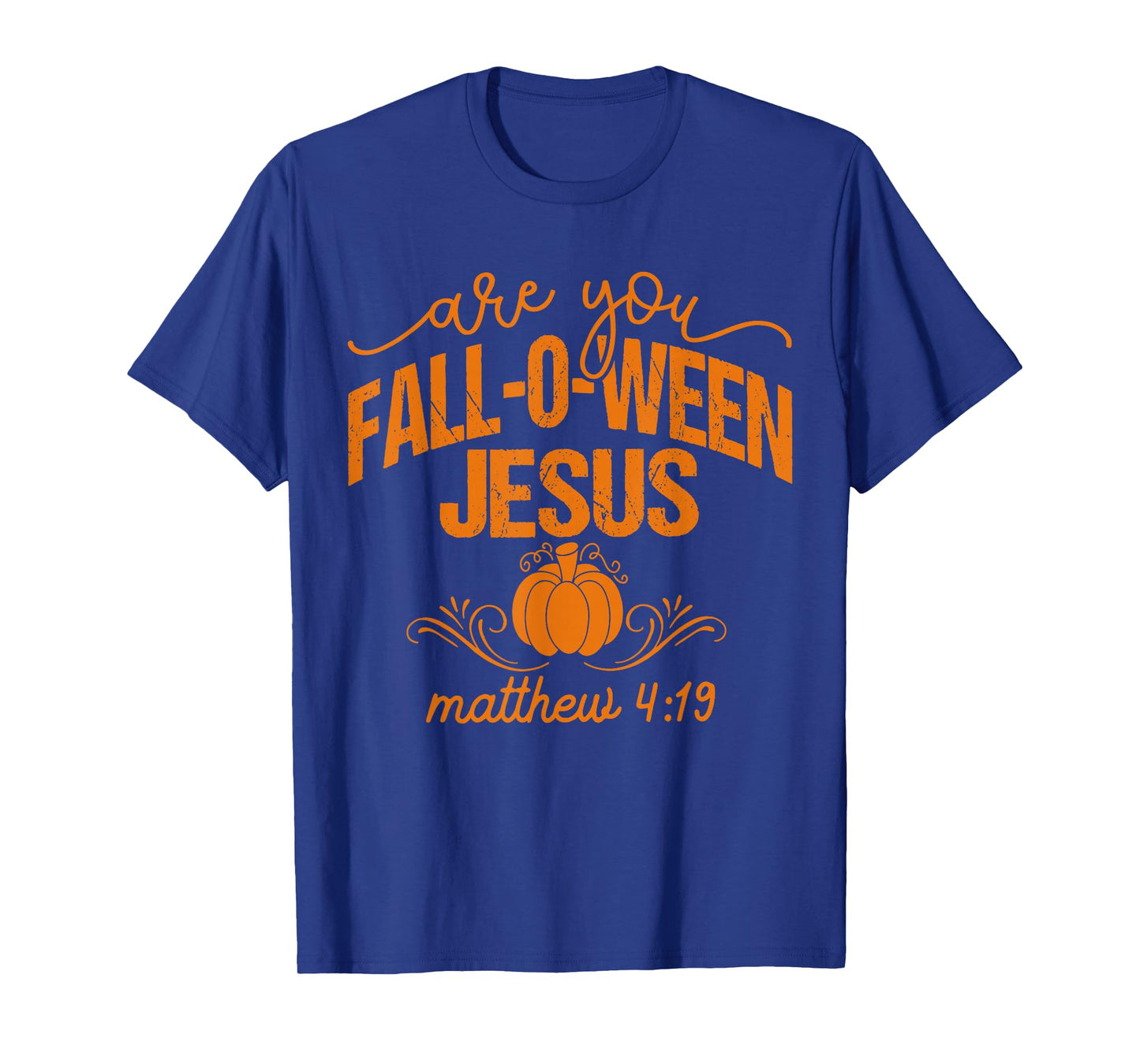 Christian Halloween are You Fall O Ween Jesus Religious T-Shirt