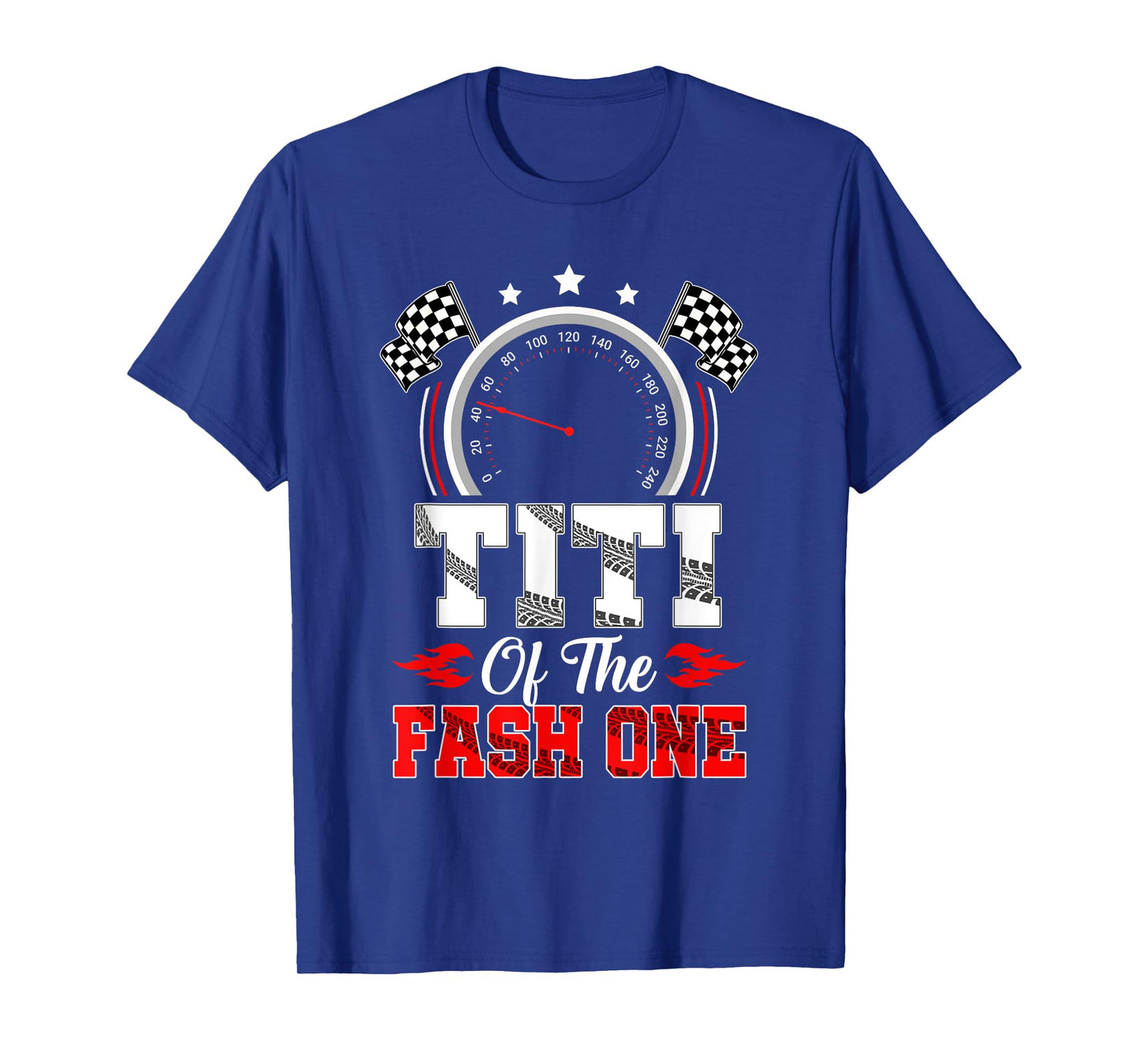 Titi Of The Fast One 1St Birthday Racing Car Family T-Shirt