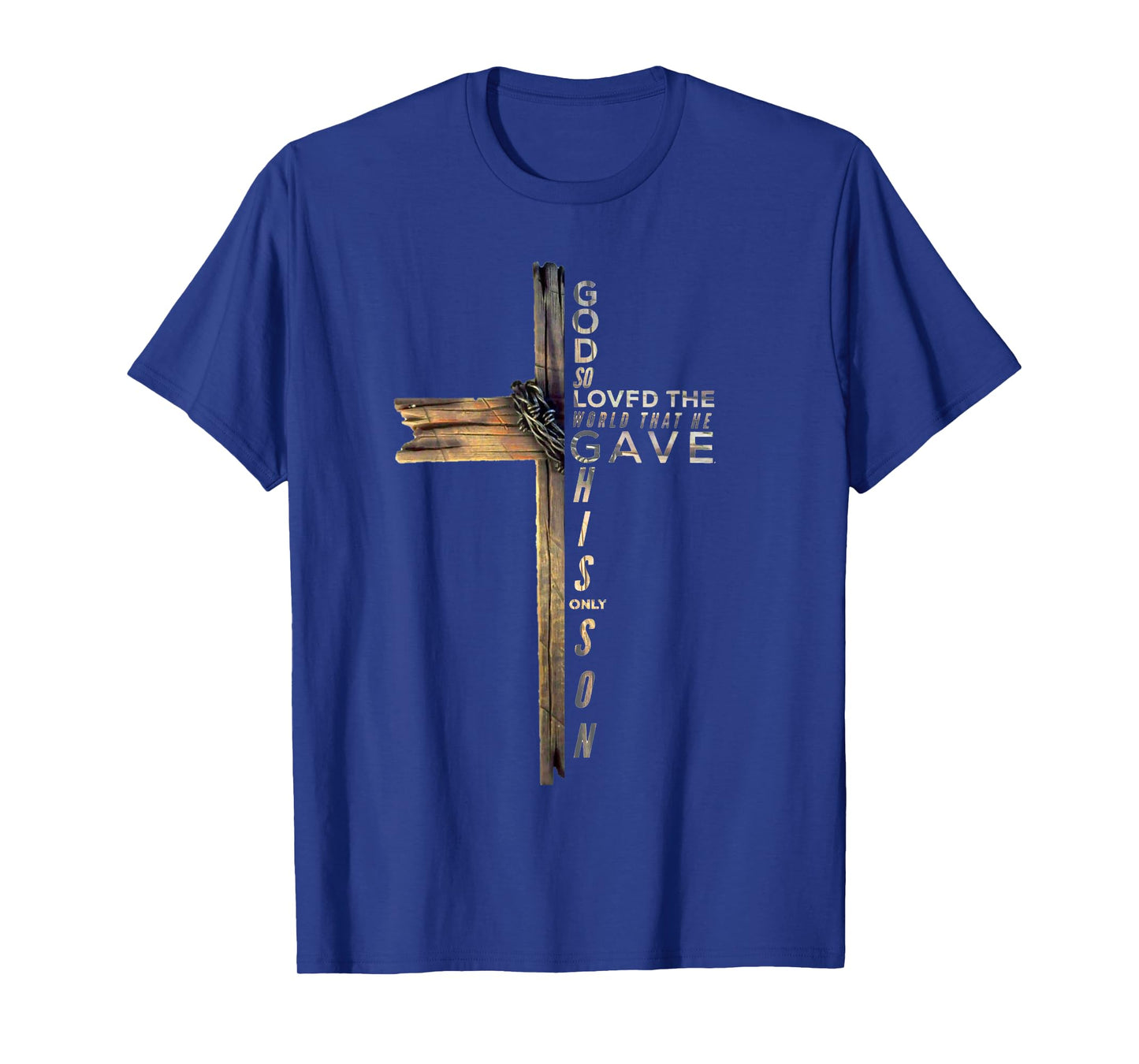 John 3:16 Christian Cross Bible T-Shirt