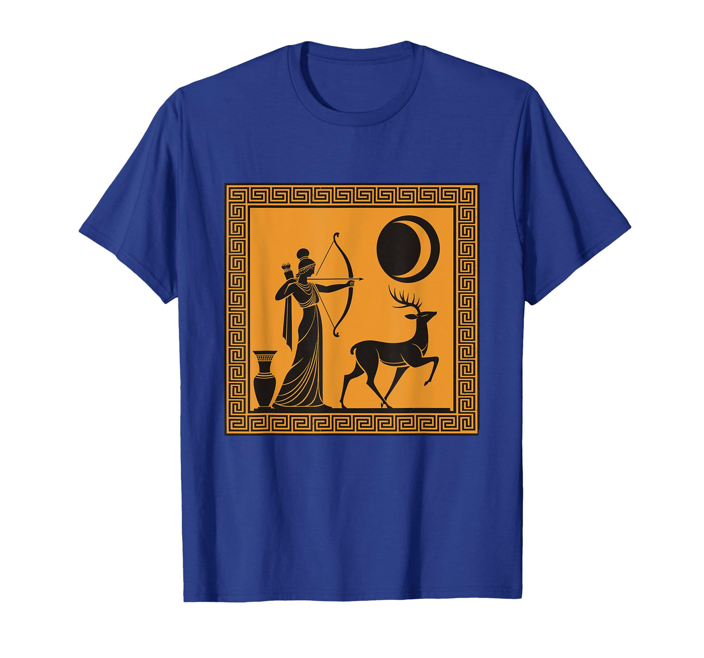 Artemis Moon Goddess Greek Mythology Ancient Greece Art Myth T-Shirt