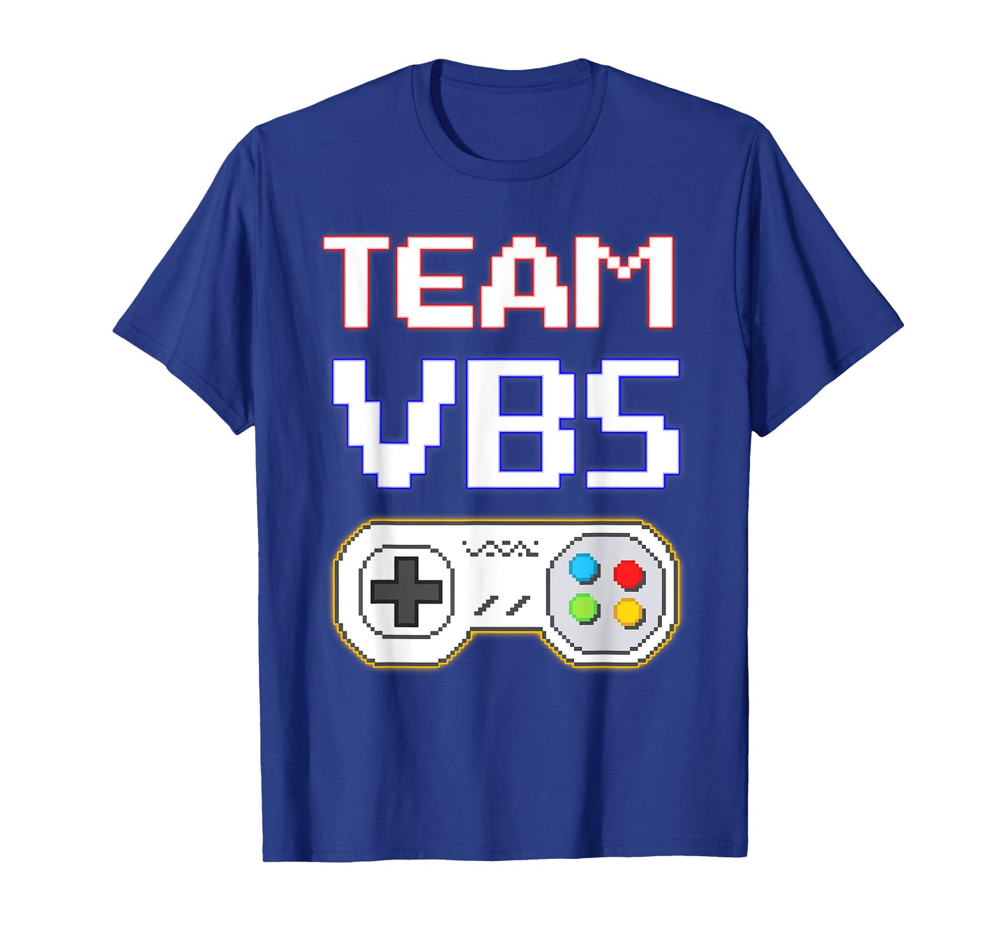 I Love VBS 2025 Team VBS Game Vacation Bible School Gamer T-Shirt