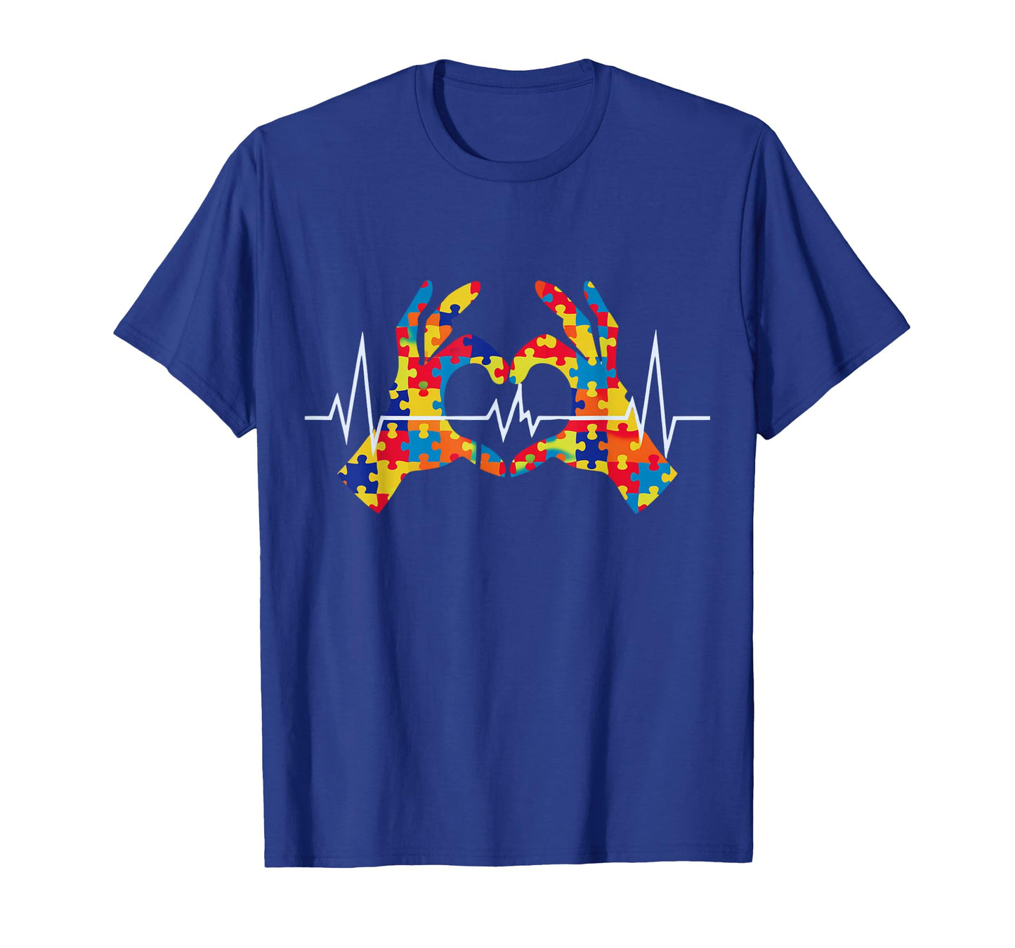 Love Heart Puzzle Acceptance Men Women Kids Autism Awareness T-Shirt