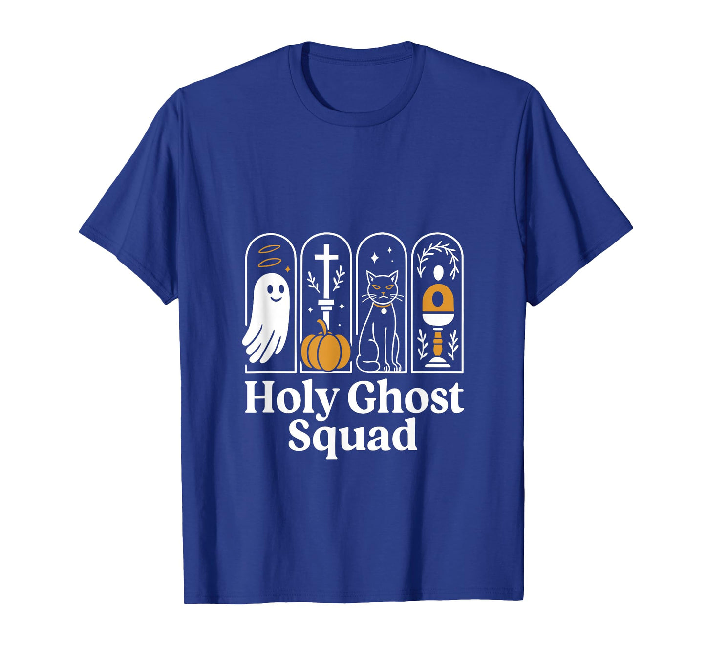 Holy Ghost Squad, Cute Ghost Jesus Christian Halloween Tees T-Shirt