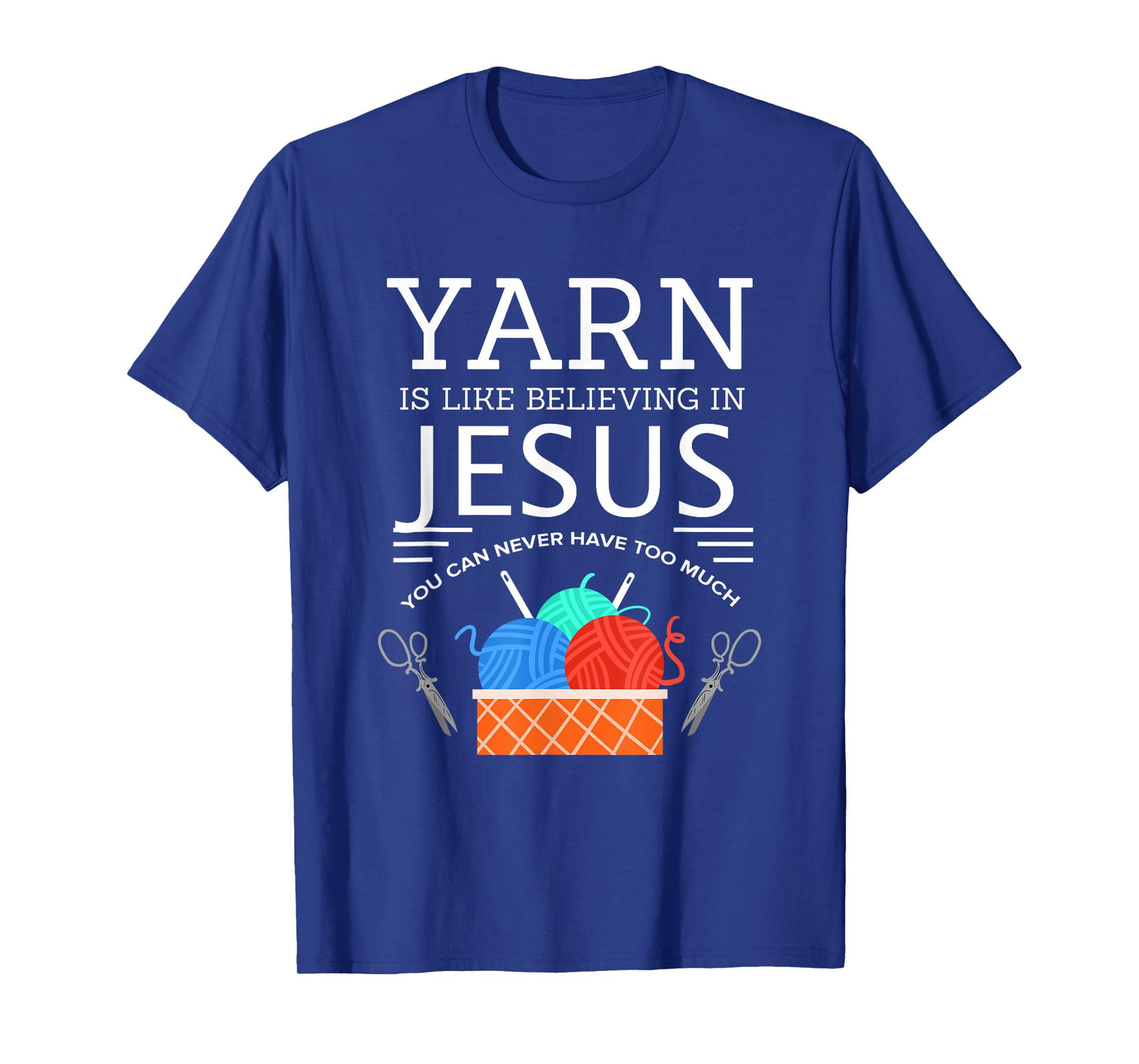 Sewing Jesus Shirt Quilting Yarn Needle Christian T-Shirt T-Shirt
