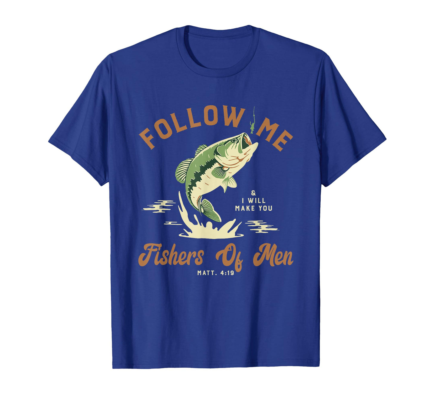 Fishers Of Men Retro Vintage Christian Bible Gift For Men T-Shirt
