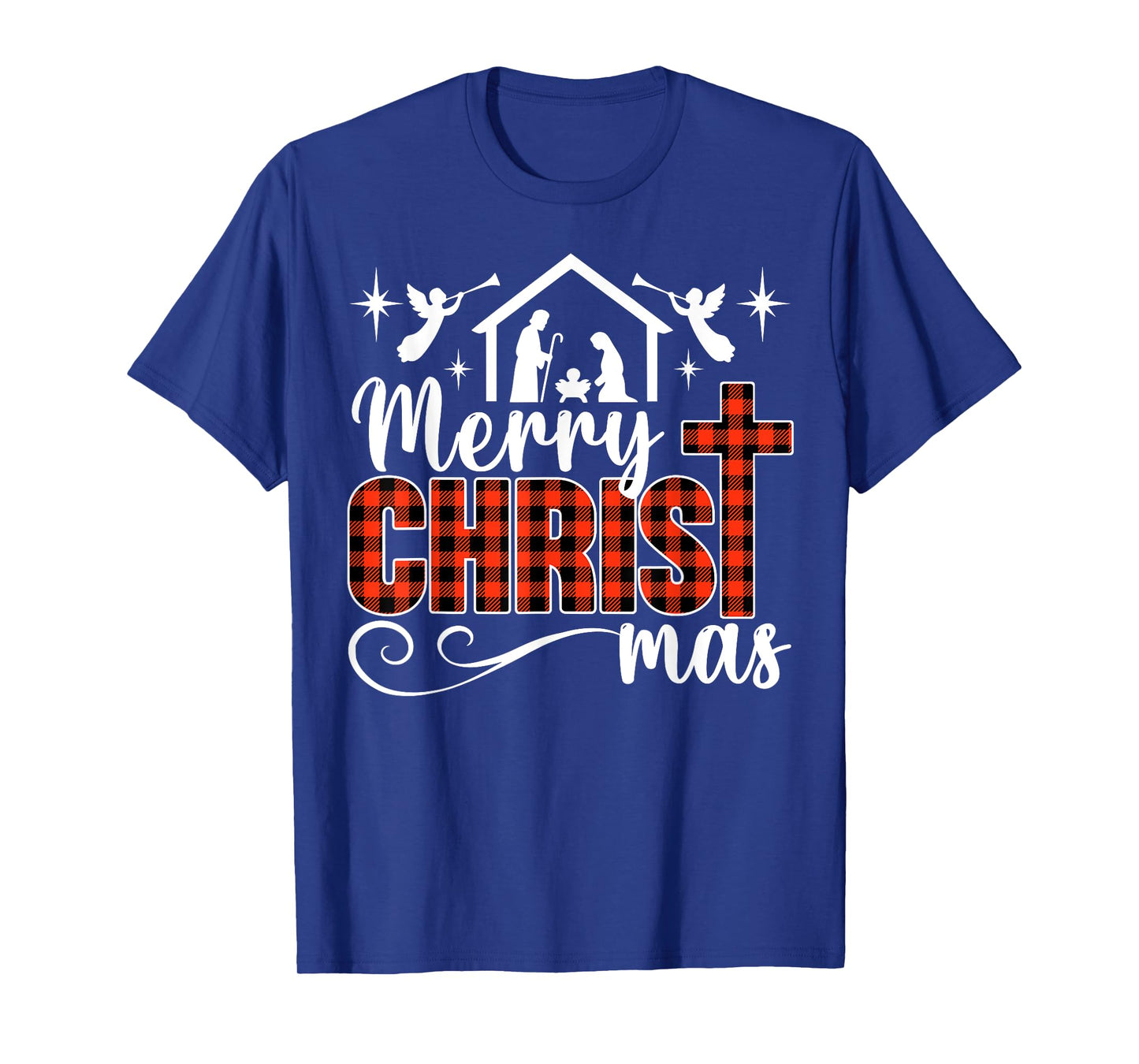 Merry Christ Mas Christian Christmas Jesus Christmas Family T-Shirt