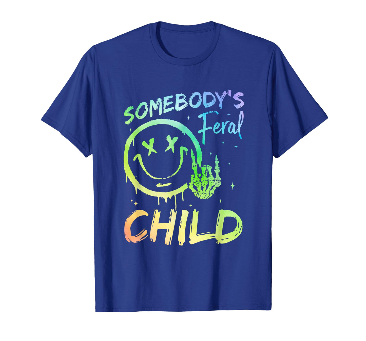 Somebody's Feral Child Toddler Girl and Boy Funny Quotes T-Shirt