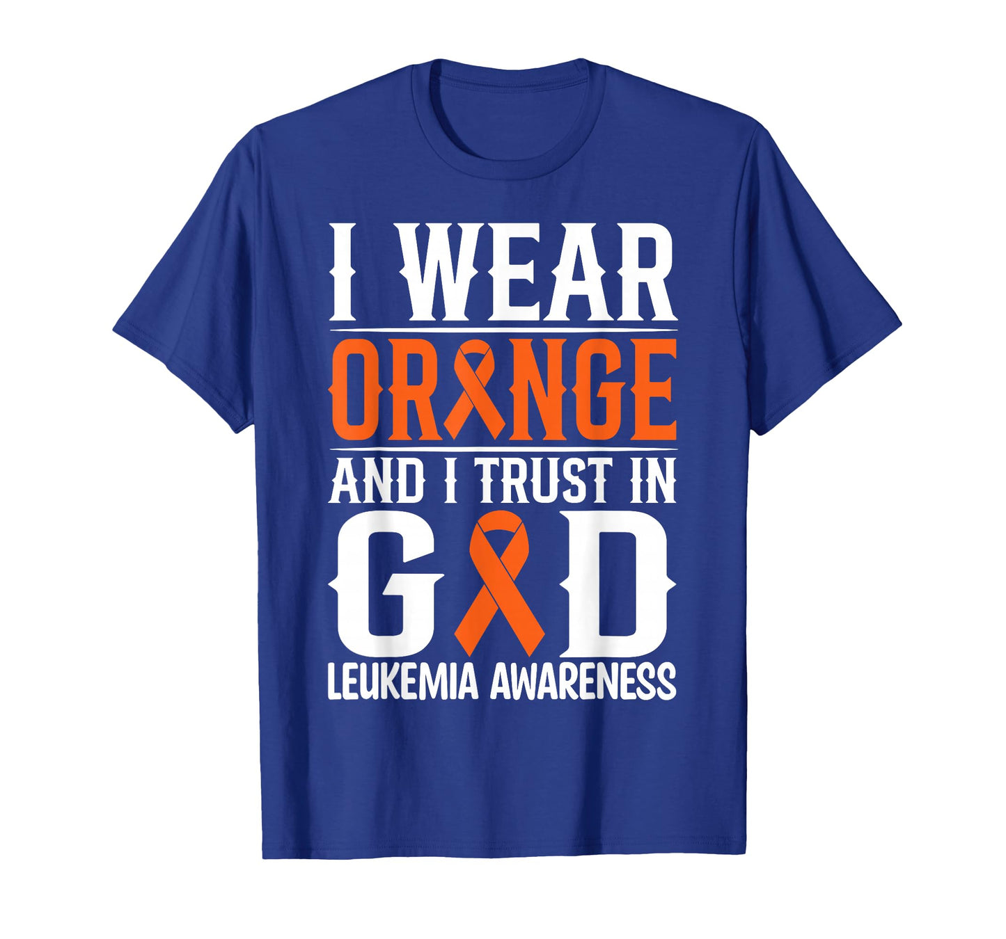 Childhood Leukemia Fighters Orange Ribbon Awareness T-Shirt