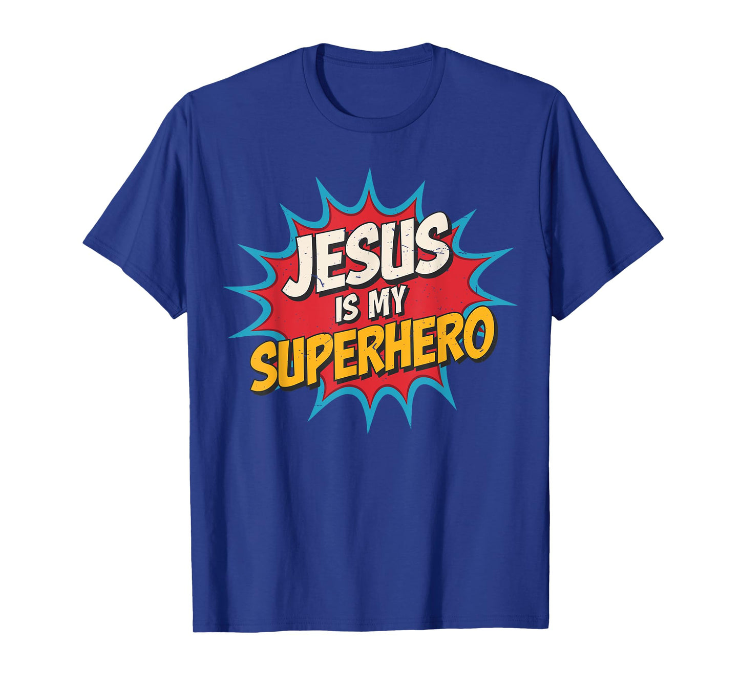 Toddler Jesus is My Superhero Christian God Son Brother Kids T-Shirt