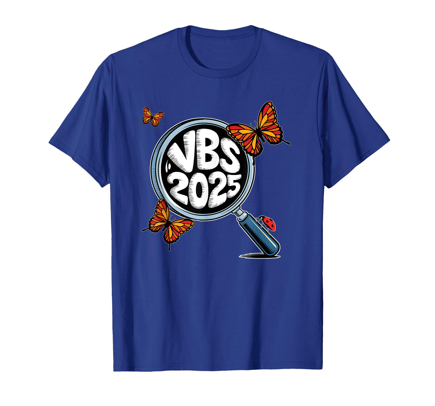 VBS 2025 Vacation Bible School VBS Team Hand Lens T-Shirt