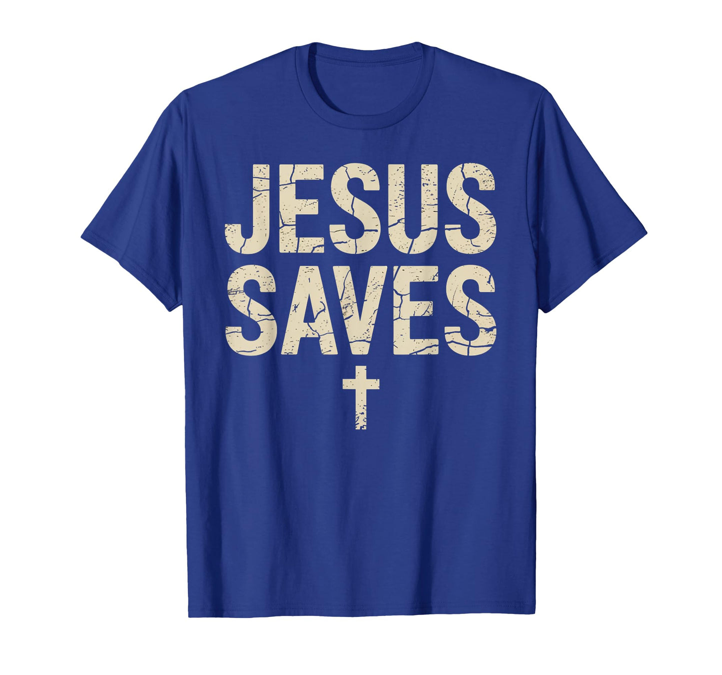 Jesus Saves Cross Christian Religious Faith Mens T-Shirt