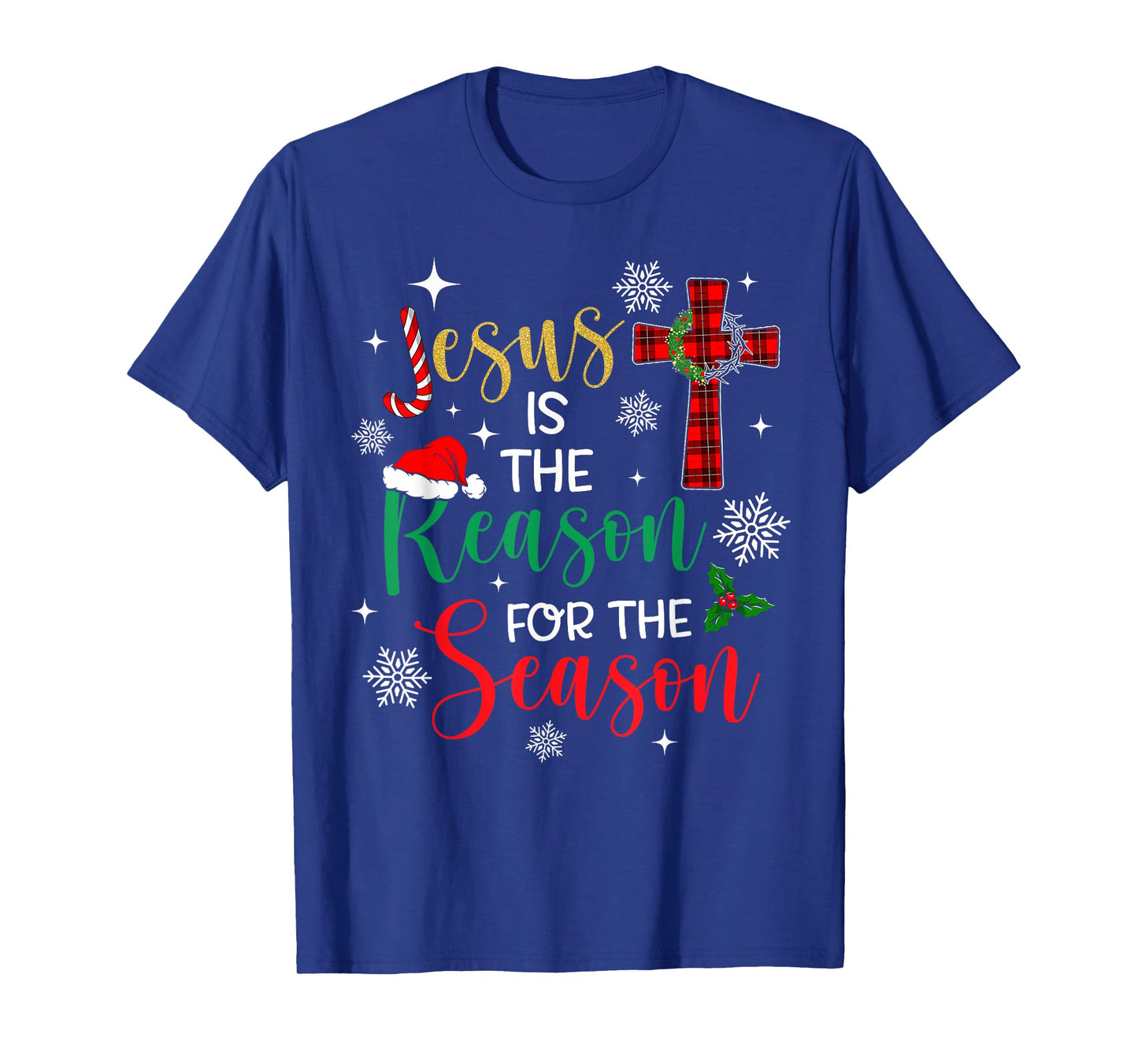 Jesus is The Reason for The Season Christian Faith Christmas T-Shirt