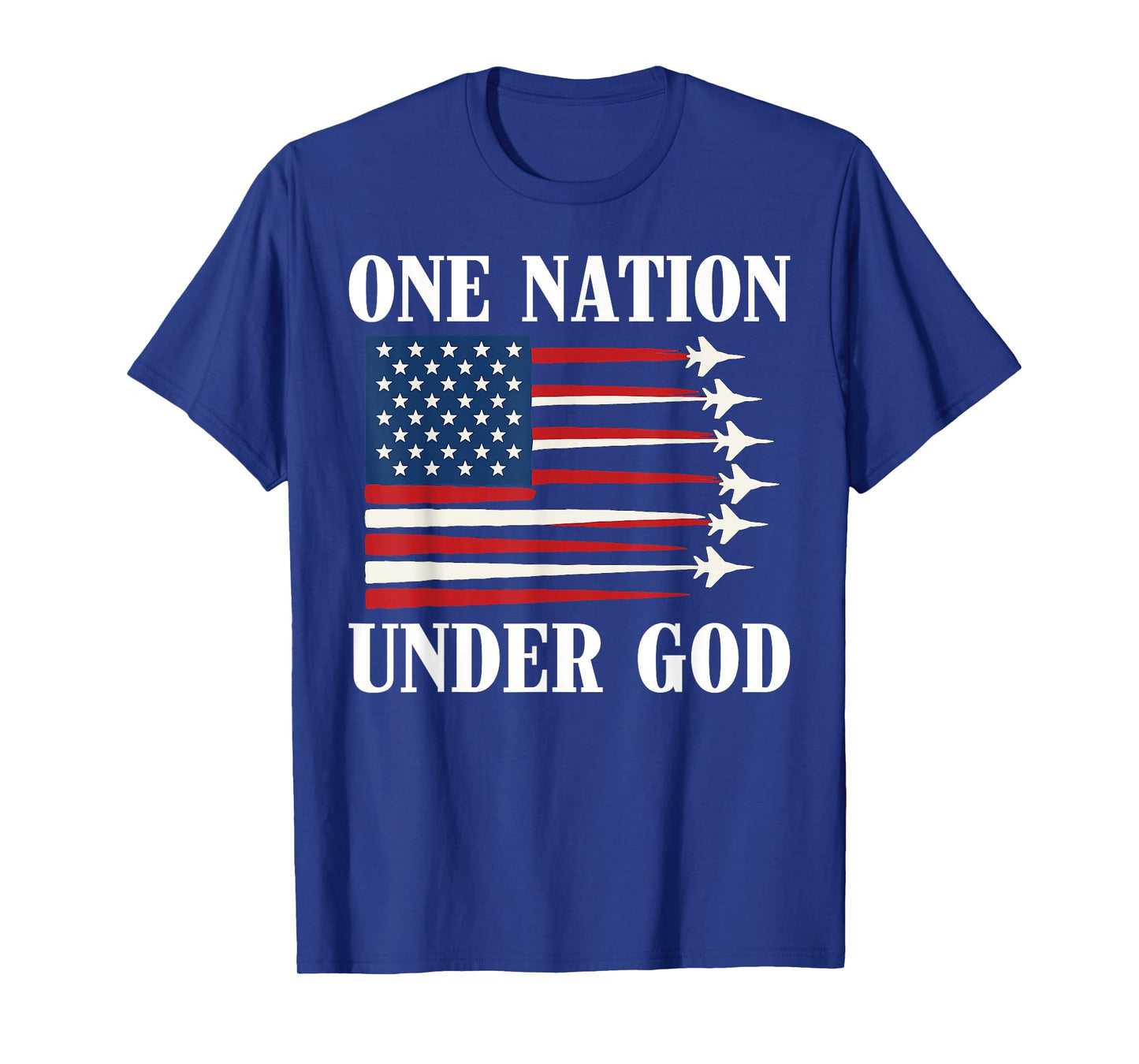 One Nation Under God Patriotic Pride Military Veterans T-Shirt