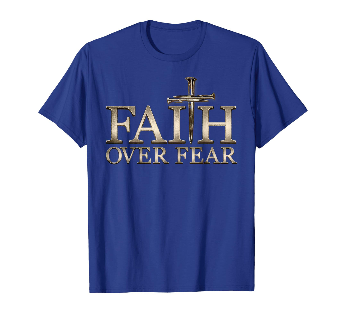 Faith Over Fear Christian Men Women Kids T-Shirt