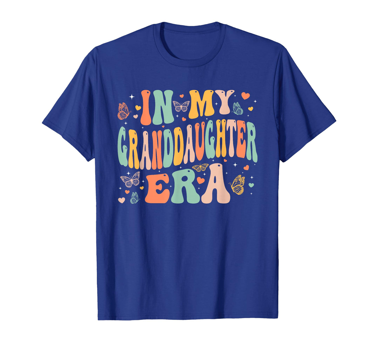 Retro Groovy In My Granddaughter Era Mother's Day Kids Girls T-Shirt