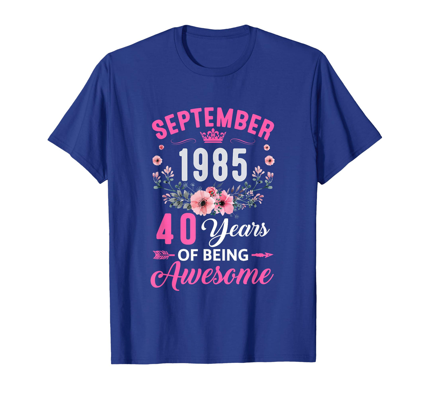 Awesome Since 1985 40 Years Old September 40Th Birthday T-Shirt