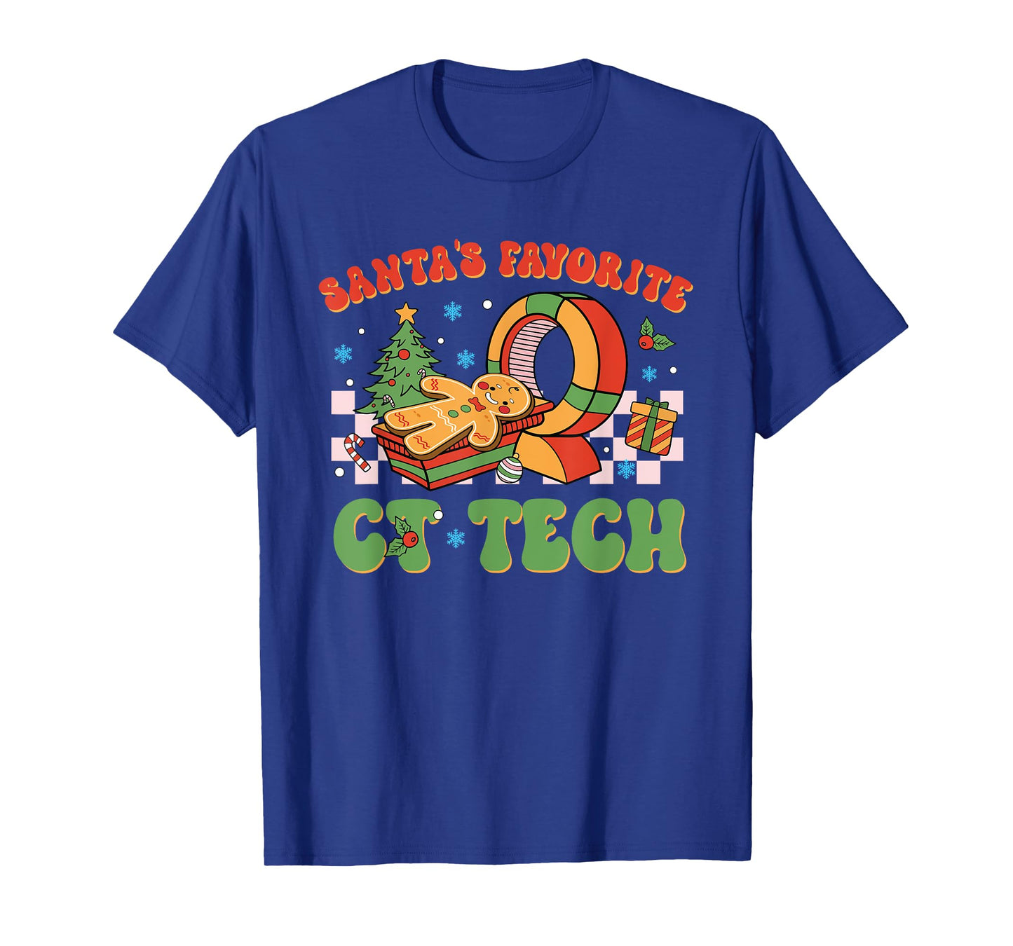 Santa's Favorite Ct Tech Christmas Technologist T-Shirt
