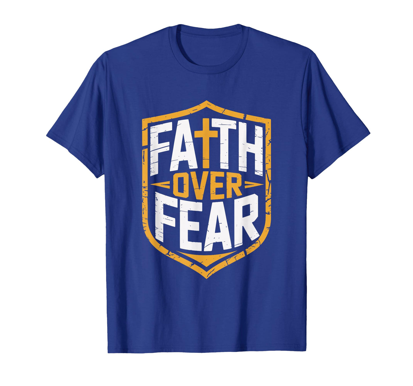 Faith Over Fear Christian Strength and Courage T-Shirt