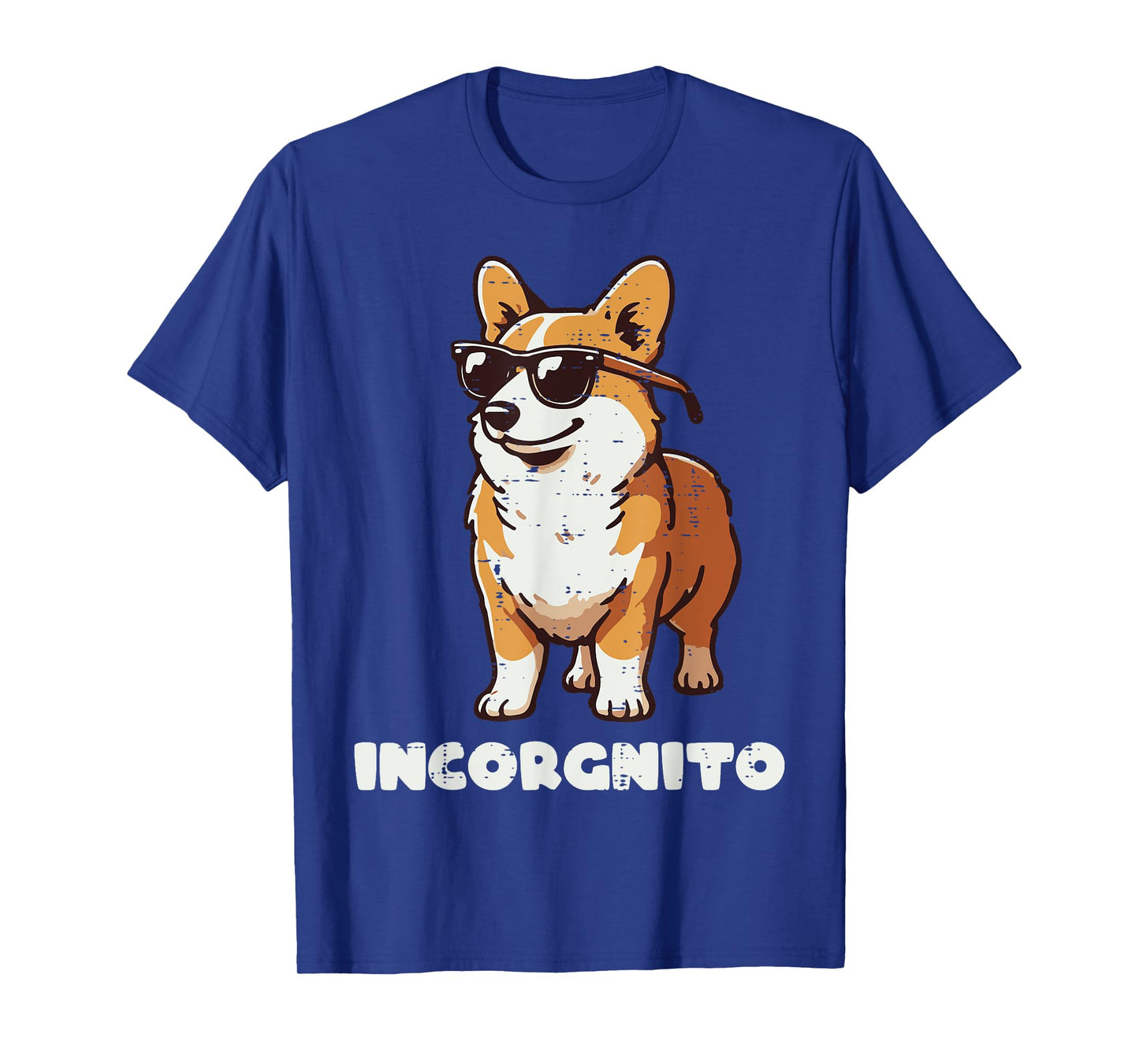 Corgi Dog Sunglasses Incorgnito Funny Saying Men Women Kids T-Shirt