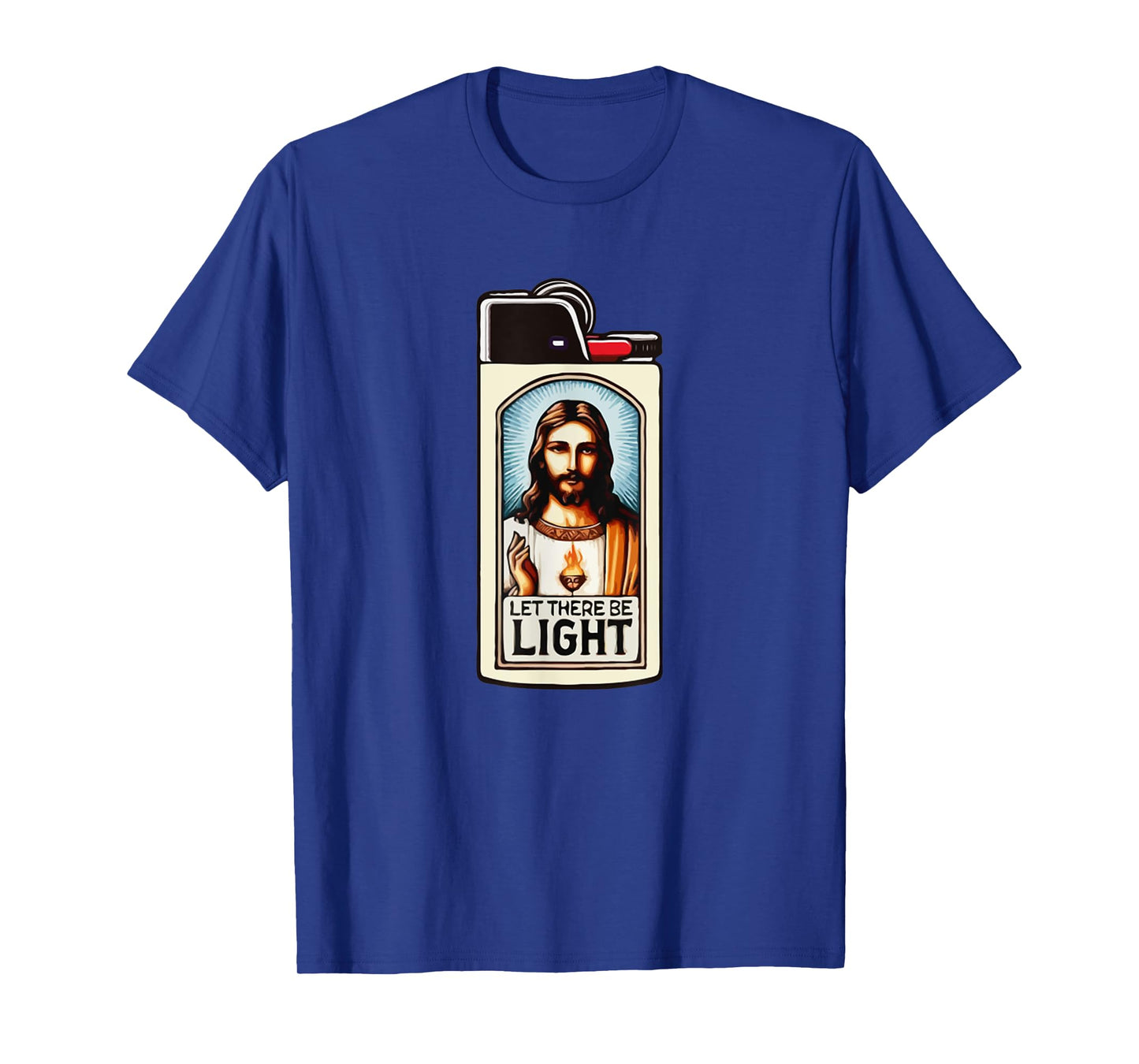 Jesus Lighter Let There Be Light Funny Meme Christ T-Shirt