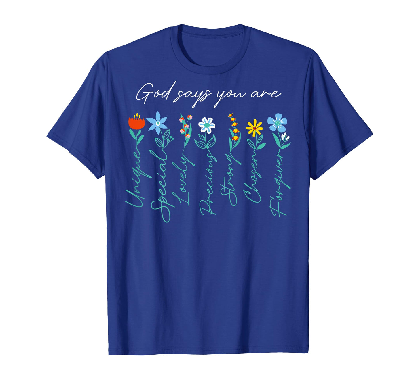Jesus Never God Says You Bless The Way The Truth ART ON BACK T-Shirt