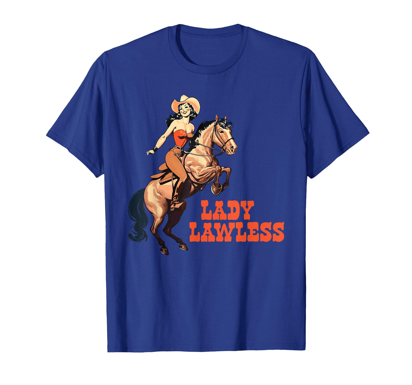 Lady Lawless Western cowgirl aesthetic vintage T-Shirt
