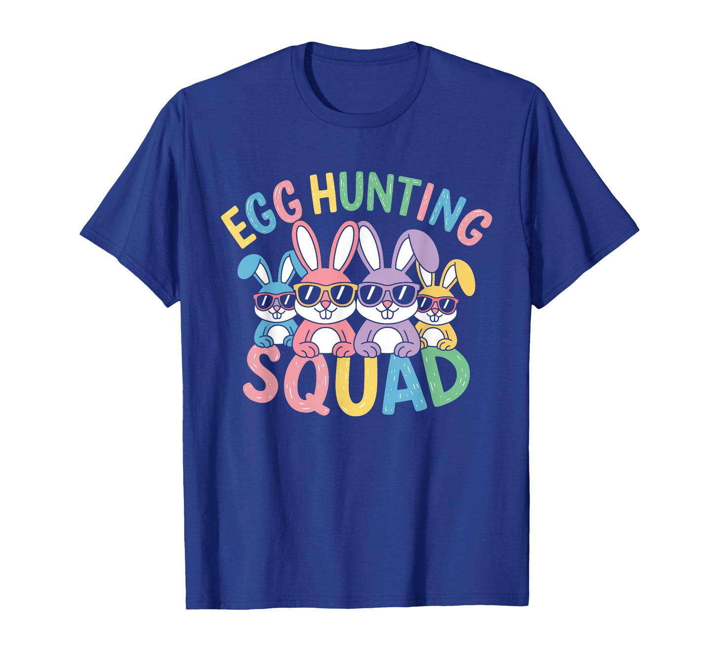 Happy Easter Bunny Egg Hunting Squad Crew Family Boy Girl T-Shirt
