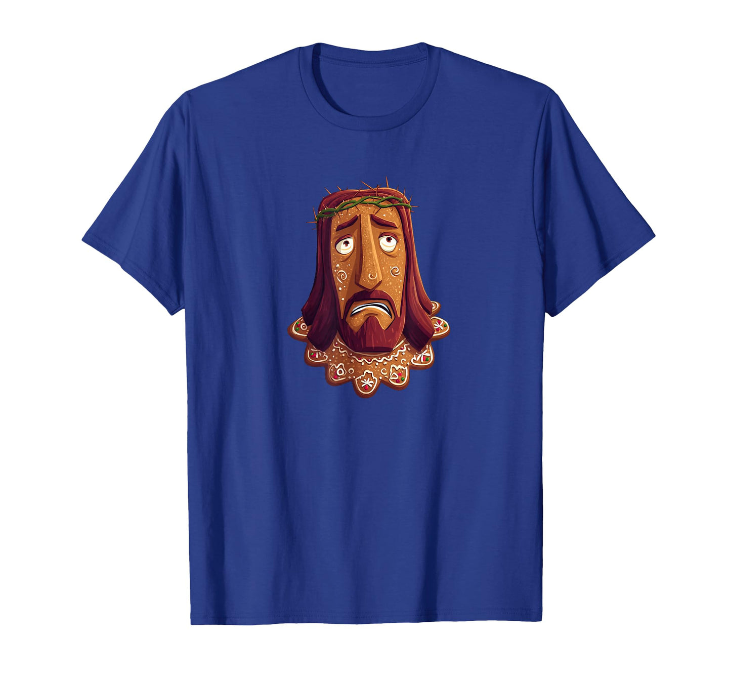 Jesus Christ Face in Gingerbread Look T-Shirt