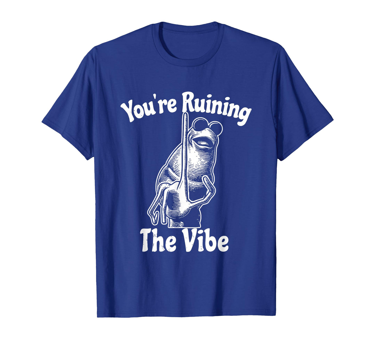 You're Ruining The Vibe Funny Marcus The Worm Meme Womens T-Shirt