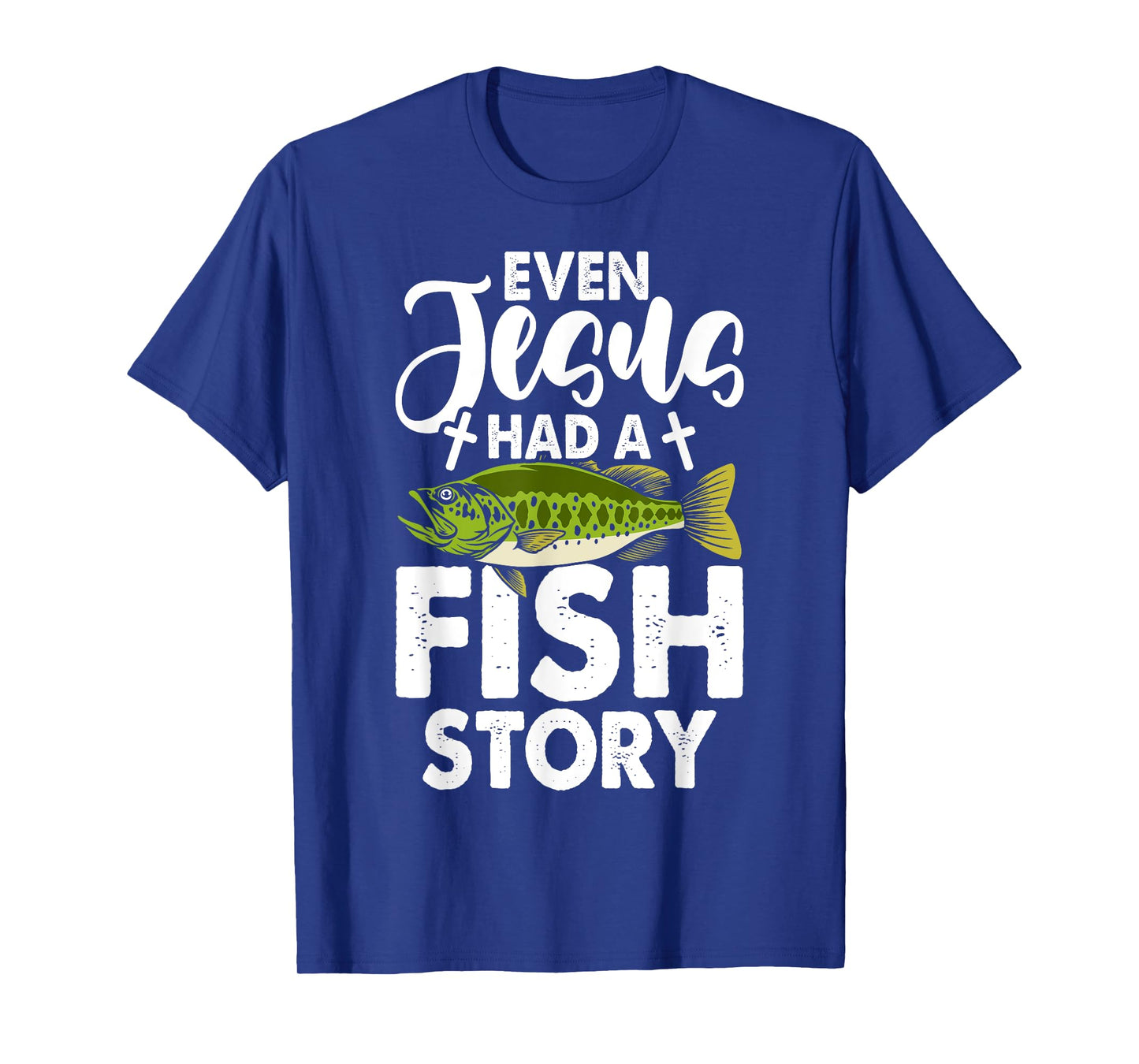 Jesus Fish Story Fisherman God Christ Fishing Christian T-Shirt