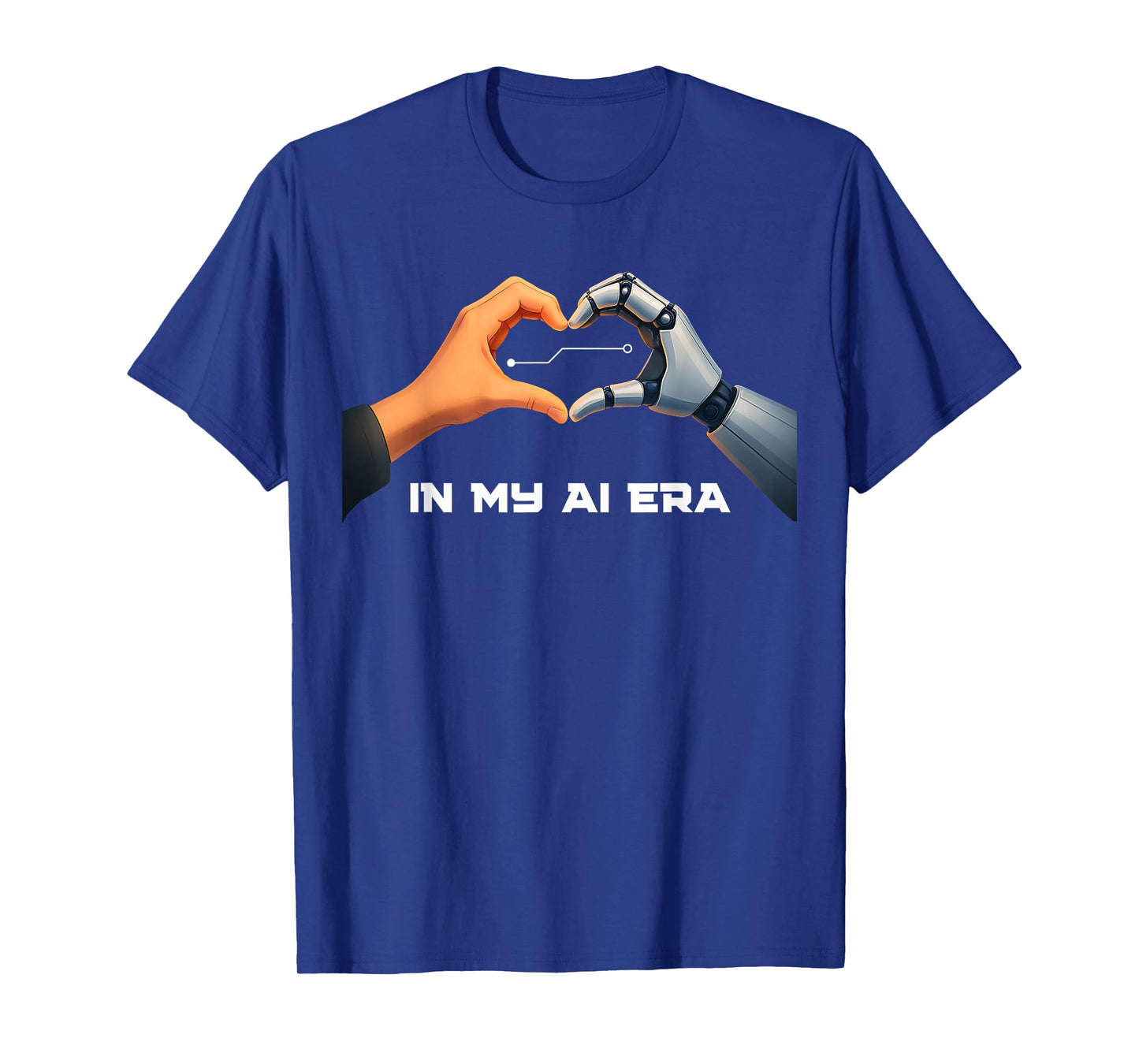 In My AI Era Technology AI Robotic Arms Heart Data Connect T-Shirt