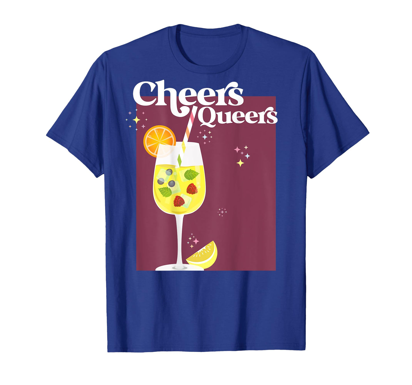 CHEERS QUEERS X LGBTQIA LGBTQ Gay Pride Month Love BACKPRINT T-Shirt