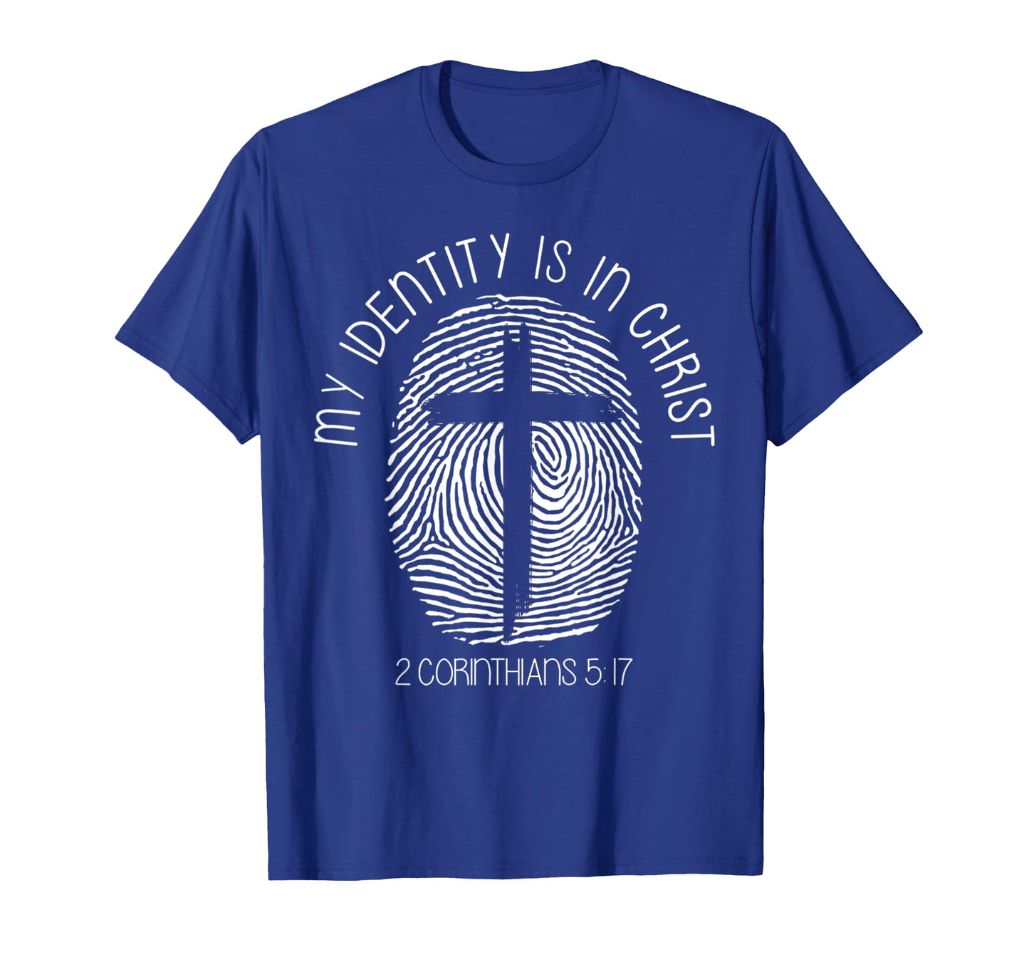 Vintage My Identity Is In Jesus Christ DNA Cross Christians T-Shirt