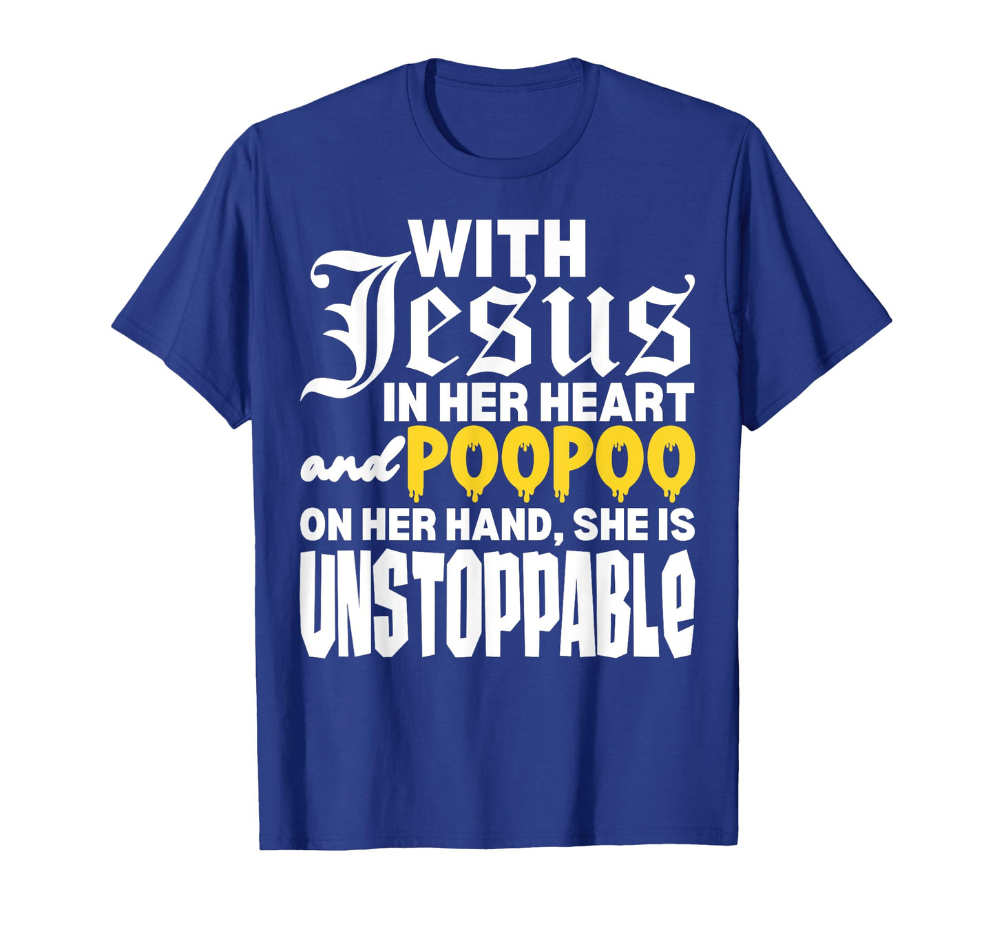 With Jesus In Her Heart Embarrassing Internet Memes Funny T-Shirt