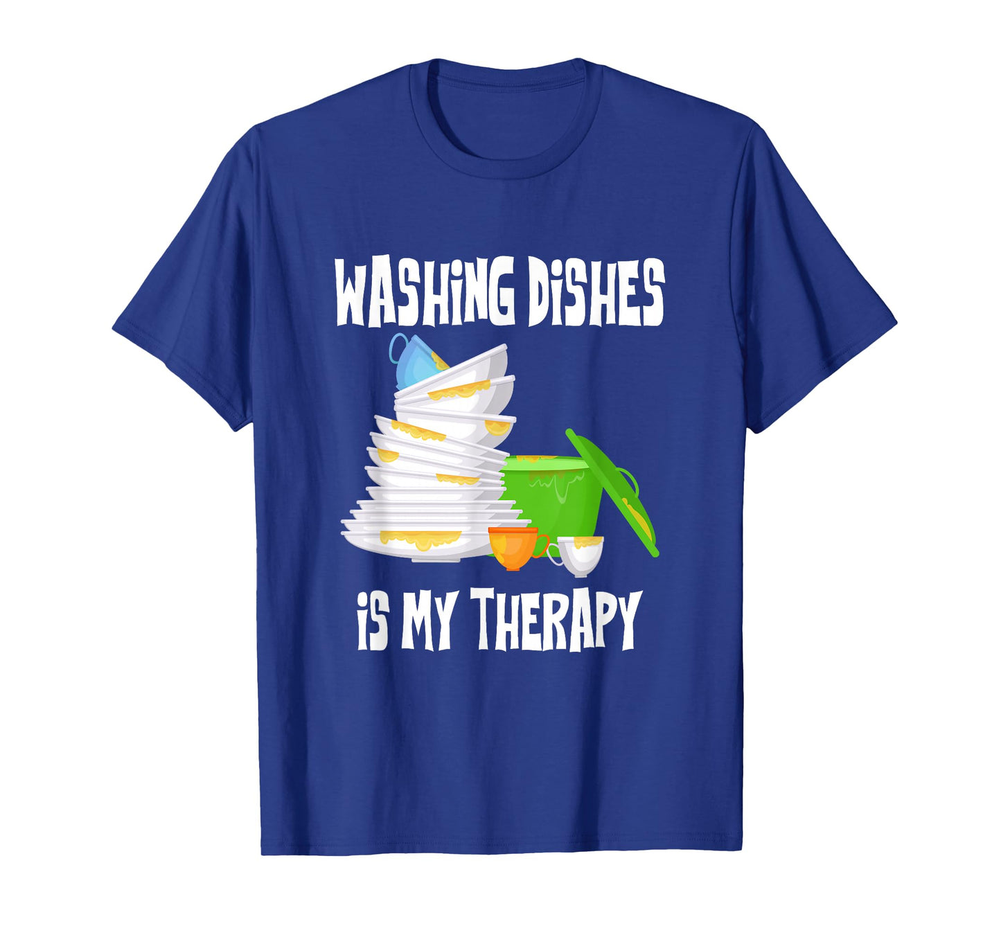 Funny Therapeutic Dishes Washing Kitchen Quotes Christmas T-Shirt