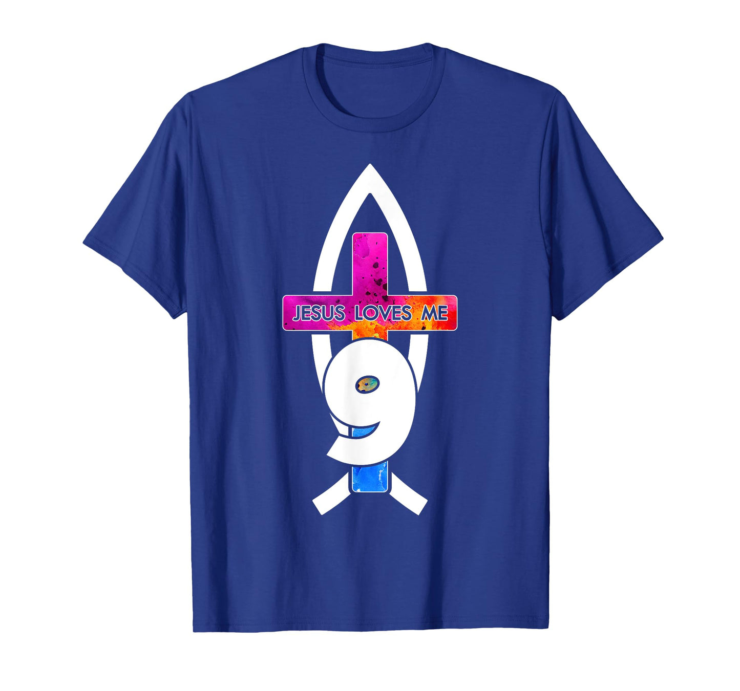 Jesus Loves ME 9 Religious 9 Years Jesus 9TH Birthday T-Shirt