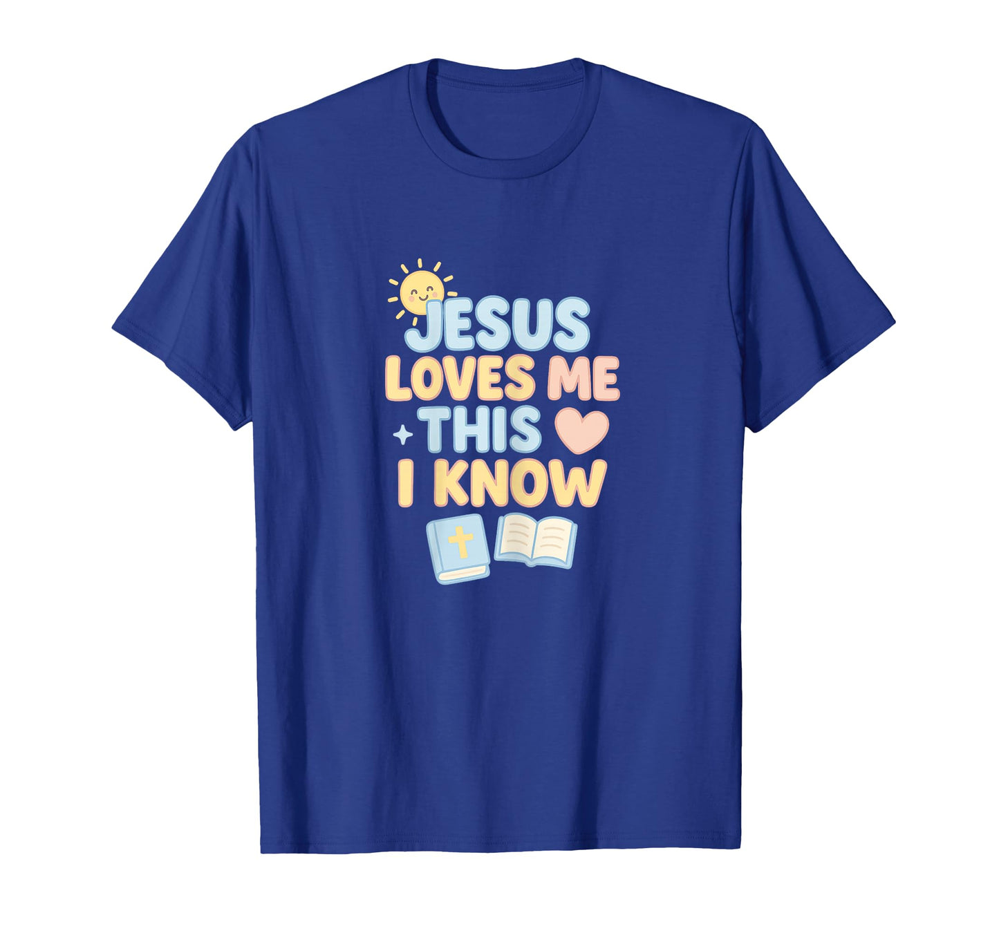 Jesus Loves Me This I Know, cute Christian Kids clothing T-Shirt