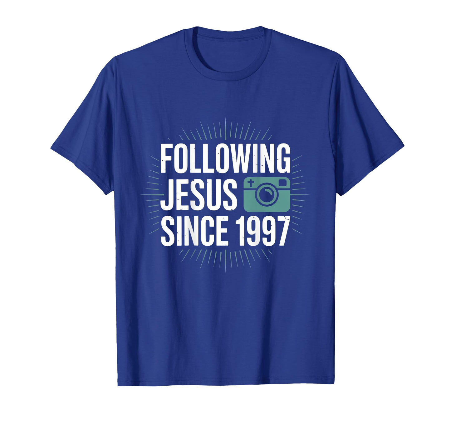 Following Jesus Since 1997 Faithful Journey T-Shirt
