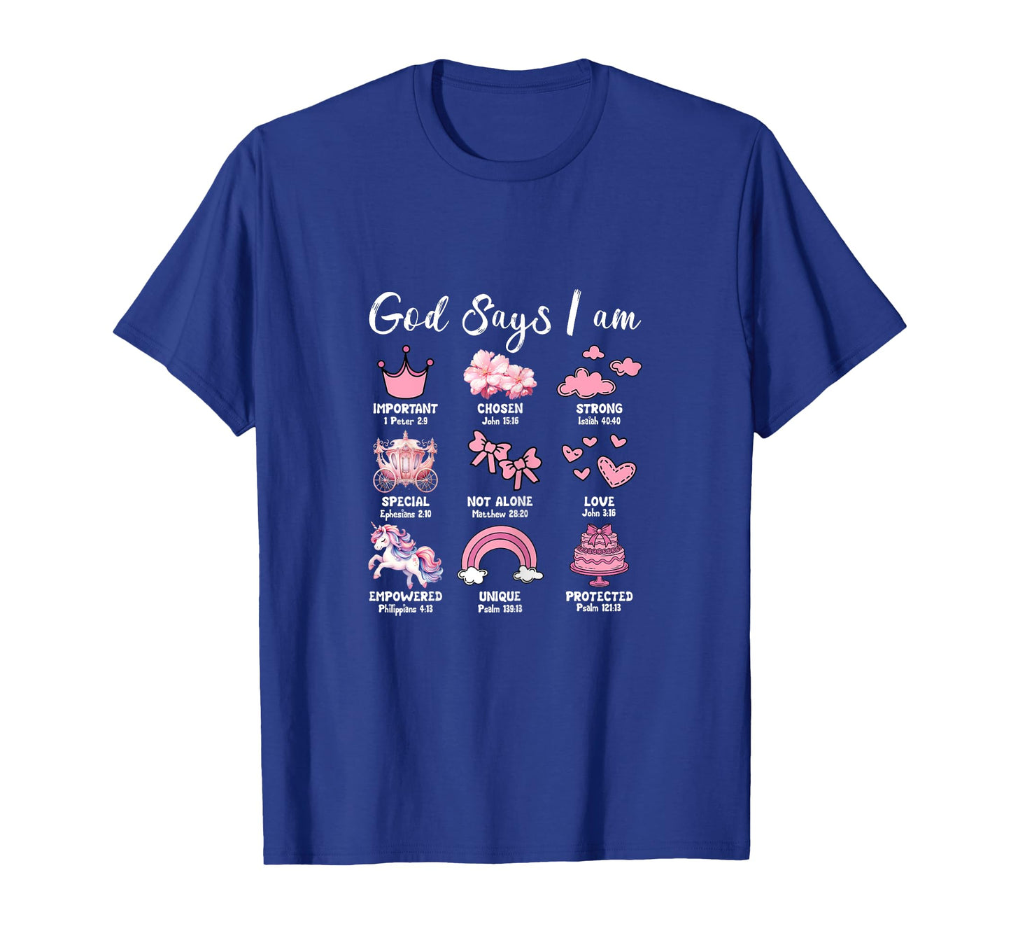 Faith Religious God Says I Am Cute Aesthetic T-Shirt