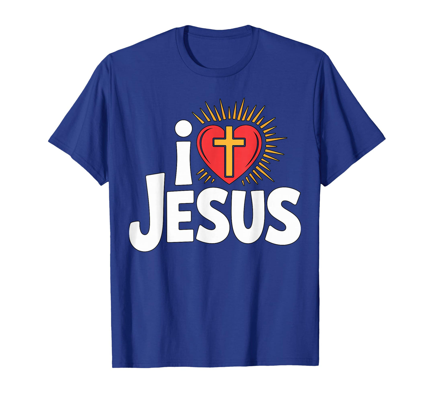 I Love Jesus Christian Faith T-Shirt